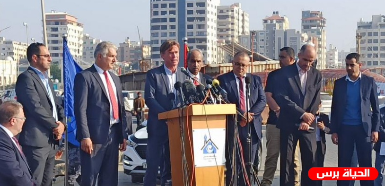 زيارة خلال مؤتمر مع سفراء الاتحاد الأوروبي في غزة: سيشهد المواطنون أثر إيجابي للمشاريع
